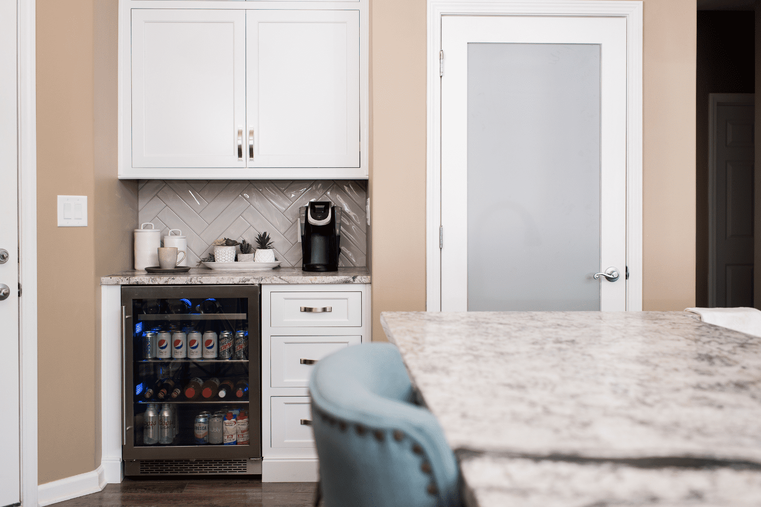 Nicholas Design Build | A versatile refrigerator in a kitchen.