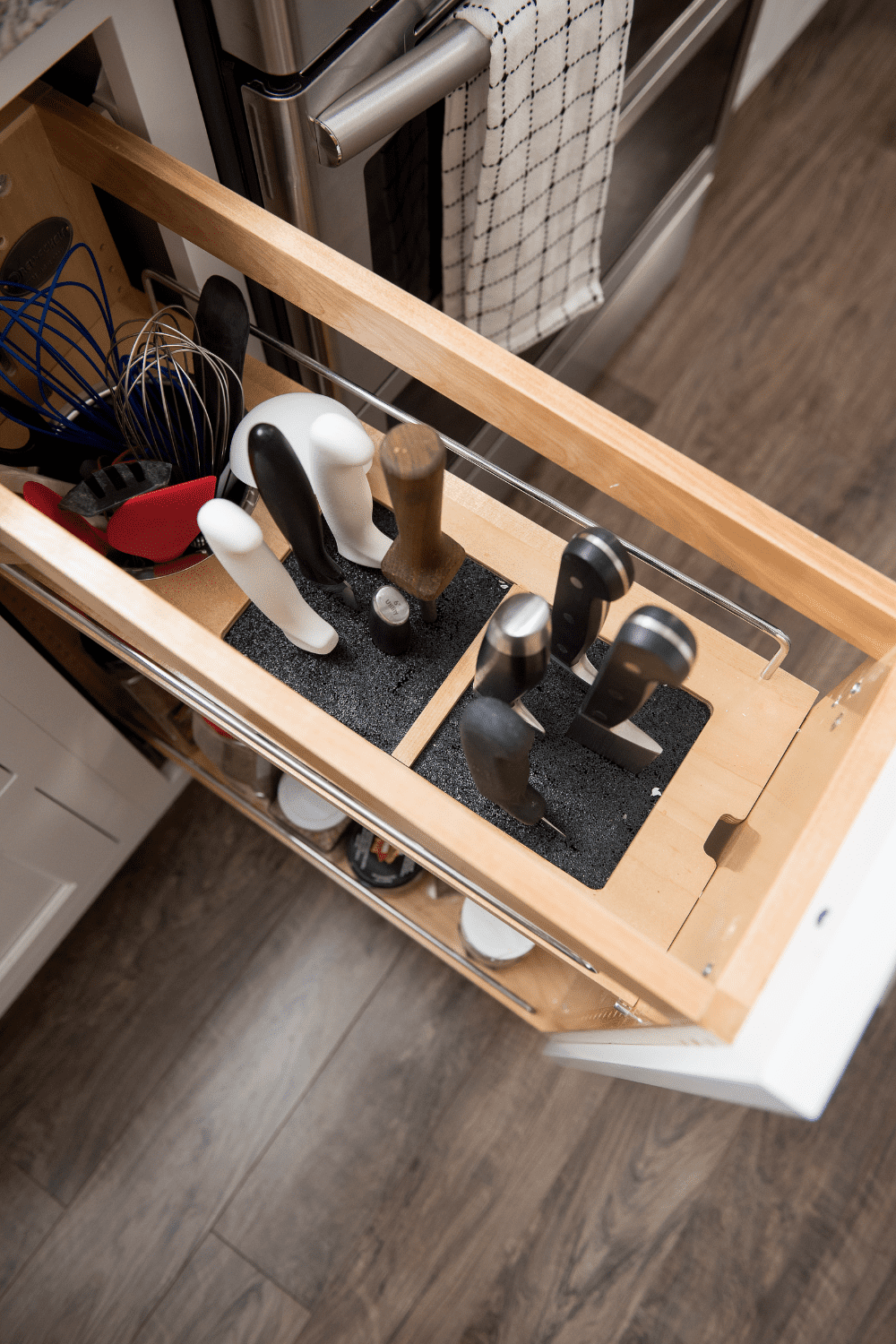Nicholas Design Build | A versatile drawer filled with utensils
