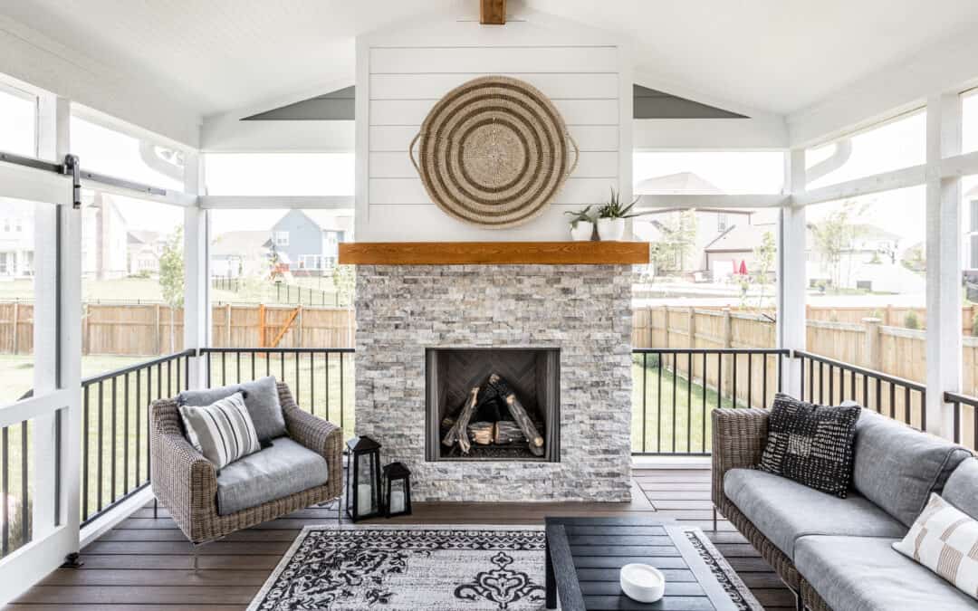 Outdoor Fireplace Addition – A Timeless Appeal